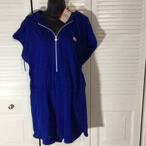 Woman’sBlue Hooded One Piece jumper